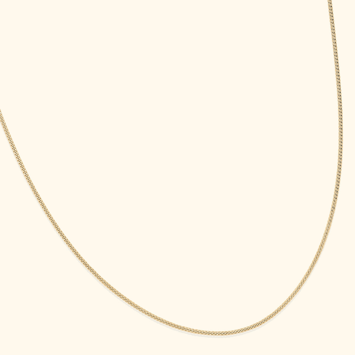 14K Gouden Ketting | Gourmet 1.1 mm | 45 cm
