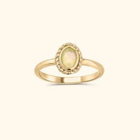 October opal - Birthstone ring