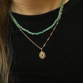 Kae Smoky Flower Necklace